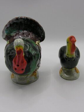 Vintage Made in Japan Wild Turkey Salt and Pepper Shakers
